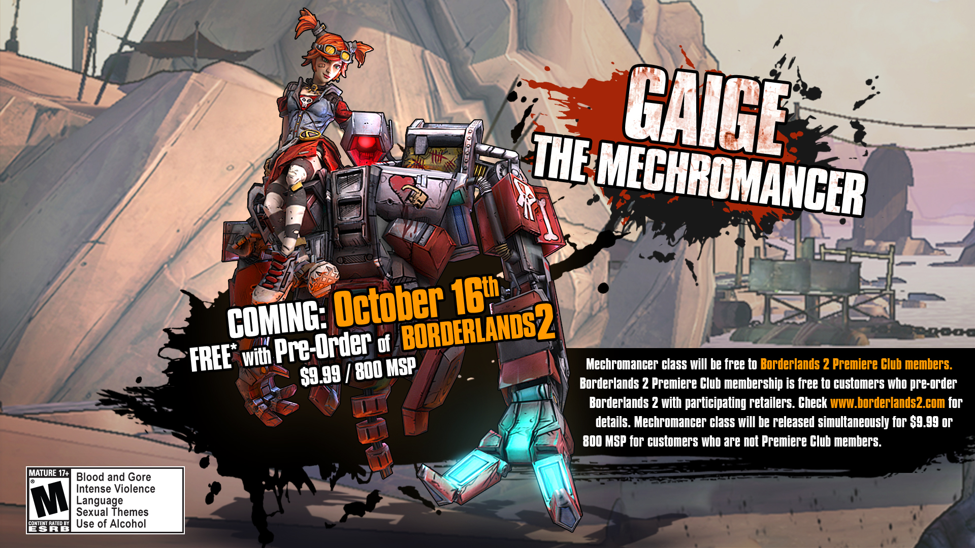 Borderlands 2: mechromancer supremacy pack download free download