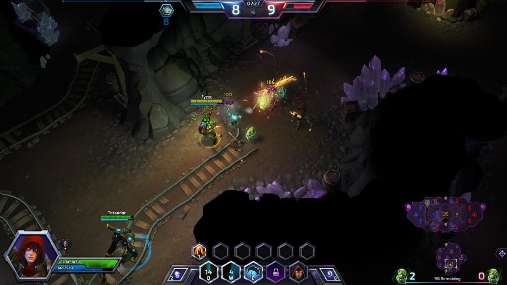 heroes of the storm haunted mines