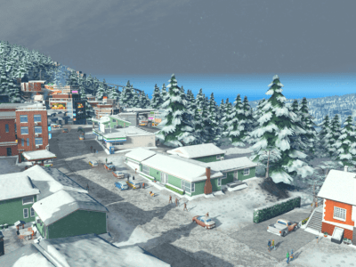 Cities Skylines Snowfall