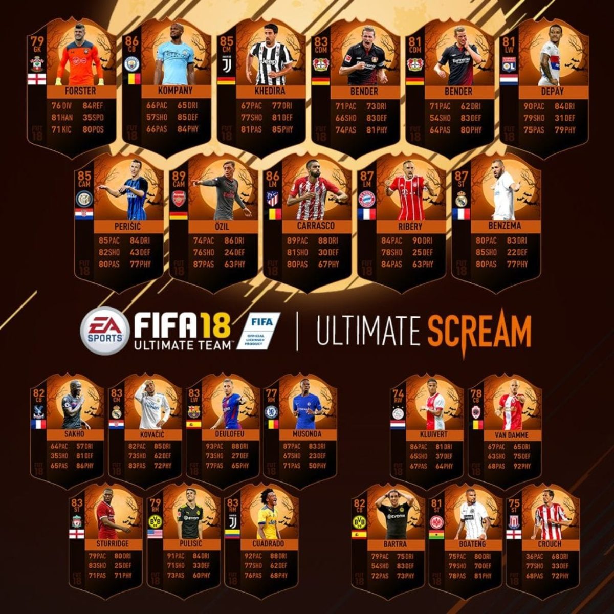 Fifa 18 S Ultimate Scream Halloween Event And Kit Revealed