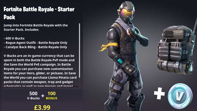 Fortnite Pve Items In Battle Royal Fortnite Battle Royale Starter Pack Now Available