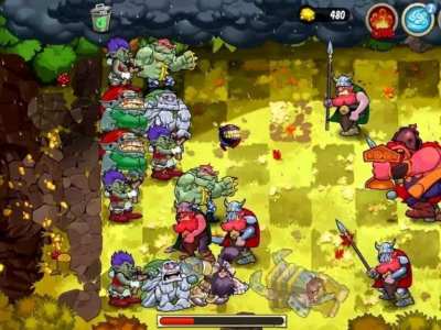 Trolls Vs. Vikings Tm Tower Defense Game Out Now On Ios