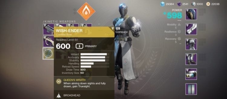 Destiny 2 Forsaken Wish Ender Exotic Shattered Throne Lw Bow