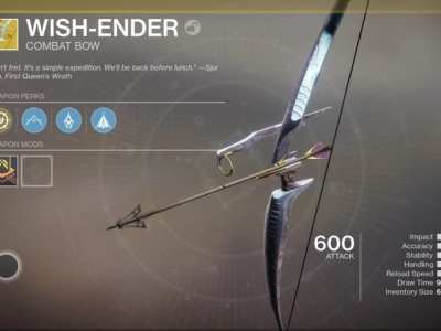 Destiny 2 Forsaken Wish Ender Exotic Shattered Throne Bow