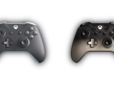 Xbox One Controller Gray Blue X Phantom Black