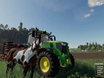 Farming Simulator 19 Pc John Deere And Horse