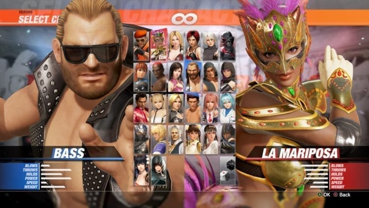 Dead Or Alive Character List