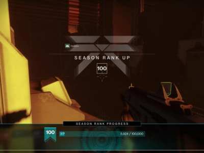 Destiny 2 Shadowkeep Season Rank 100 Level Up Rewards