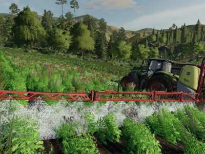 Farming Simulator 19 Pc Platinum Expansion Claas Tractor Spraying Weeds