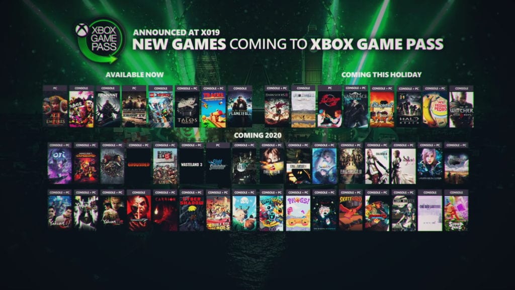 Xbox Game Pass bringing dozens more 
