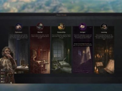 Crusader Kings 3 Dev Diary Lifestyle Focus Skill Trees