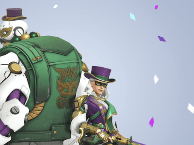 Overwatch Ashe Mardi Gras