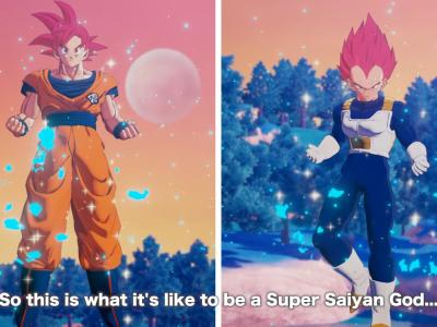 Dragon Ball Z Kakarot Super Saiyan God Goku And Vegeta