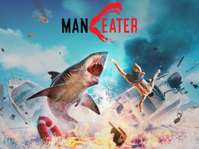 Maneater Tripwire Interactive Shark Key Art