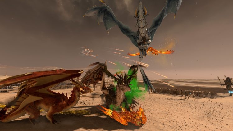 total war warhammer 2 dragons