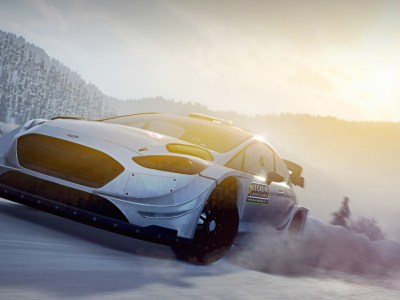 World rally championship WRC 8 snow drift