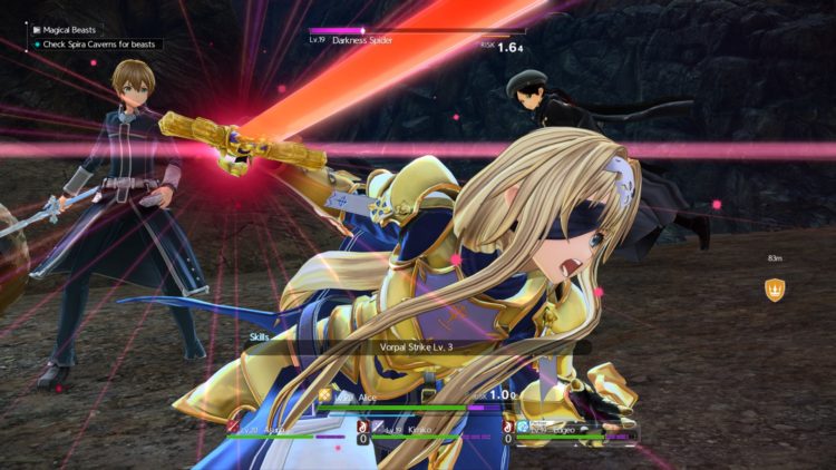 Sword Art Online Alicization Lycoris Combat Guide Skill Connect Sword Skills Chain Burst Hazard 3