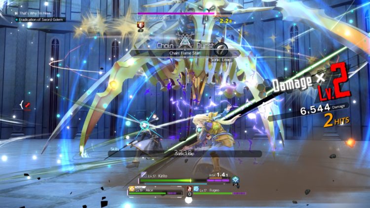 Sword Art Online Alicization Lycoris Combat Guide Skill Connect Sword Skills Chain Burst Hazard 4