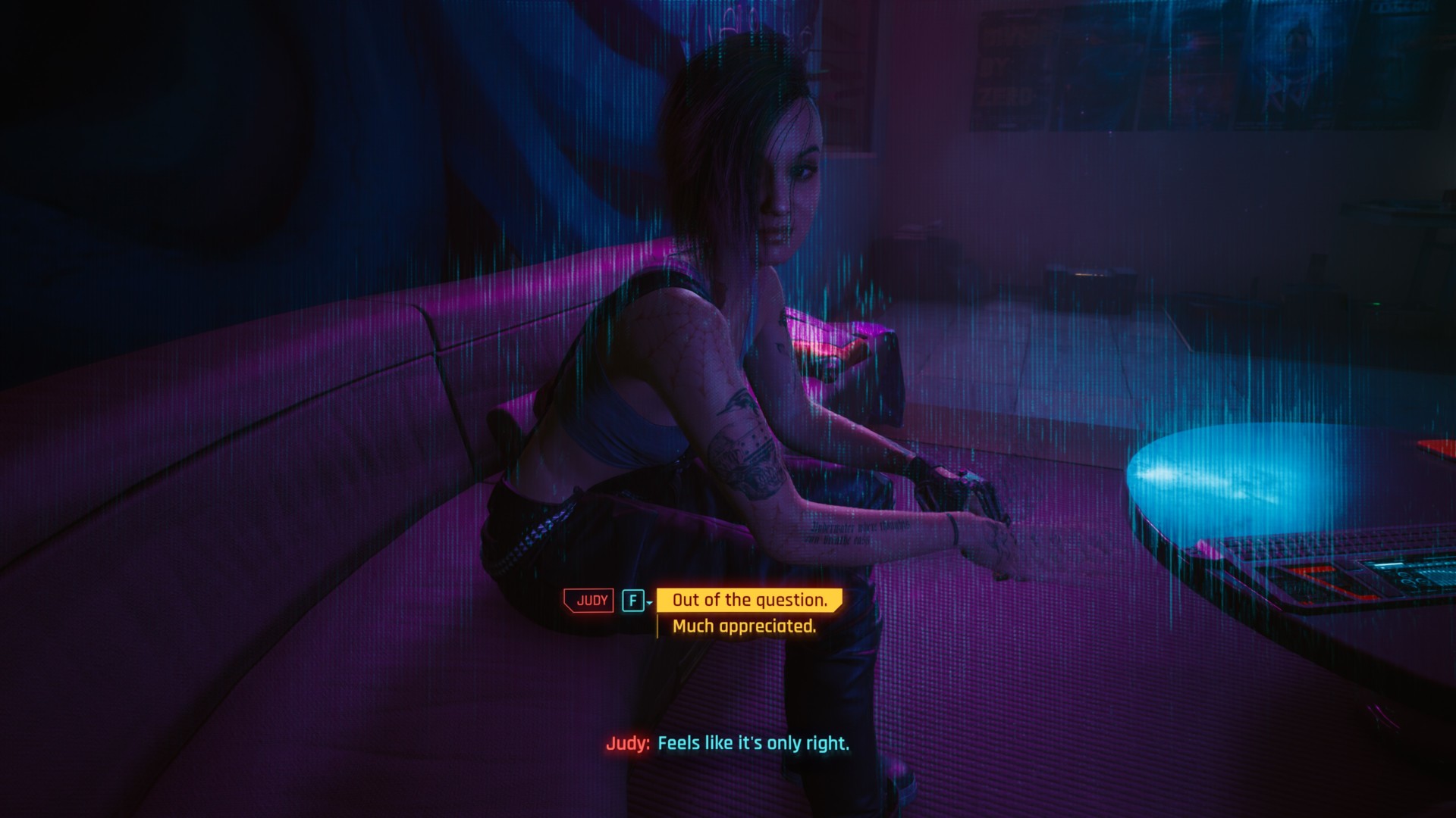 Cyberpunk 2077 Romance Guide Judy Panam River Rogue And More
