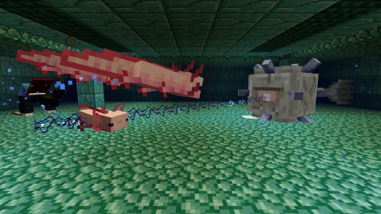 Latest Minecraft snapshot adds glowing squid and lichen