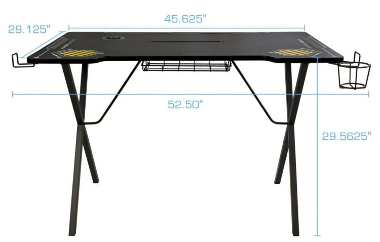 Atlantic Viper 3000 Gaming Desk Review Size