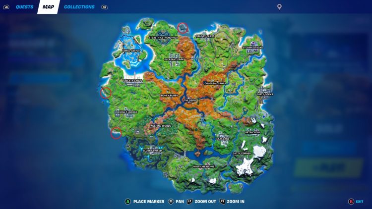 Fortnite finding Fortnite Fancy View, Rainbow Rentals and Lockie's Lighthouse