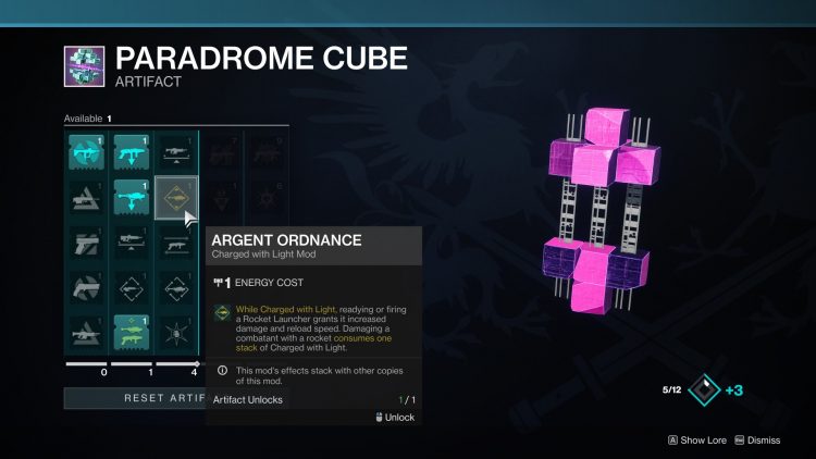 Season Of The Splicer Paradrome Cube Artifact Mods Guide Games Predator