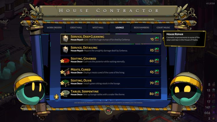 House of Hades upgrades House Contractor guide 4