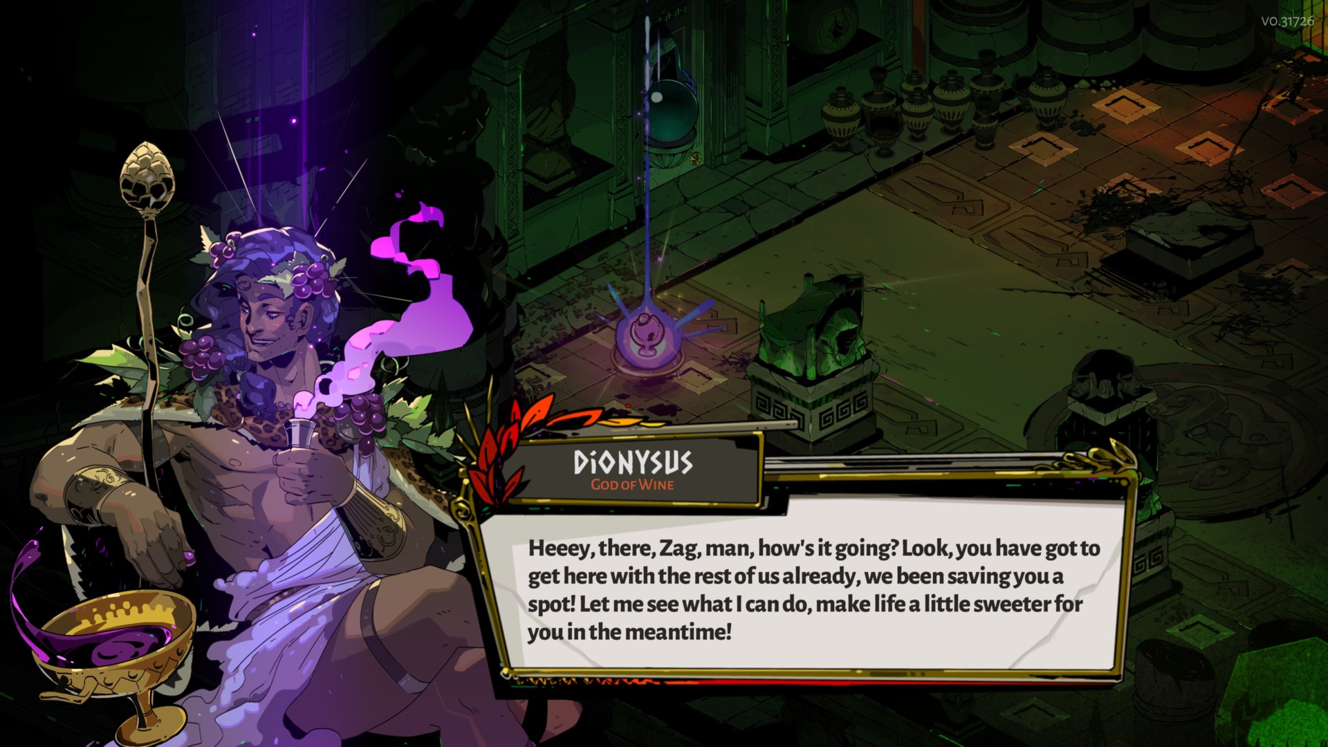 Dionysus hades game