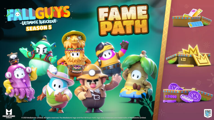 Fall Guys Season 5 Gameplay Trailer Lanzamiento Fame Path Pass