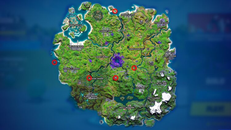 Fortnite Saison 7 Emplacements Des Artefacts Extraterrestres Semaine 9 Kymera