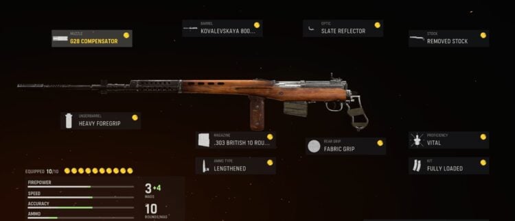 Vanguard Svt 40 Marskman Rifle Class