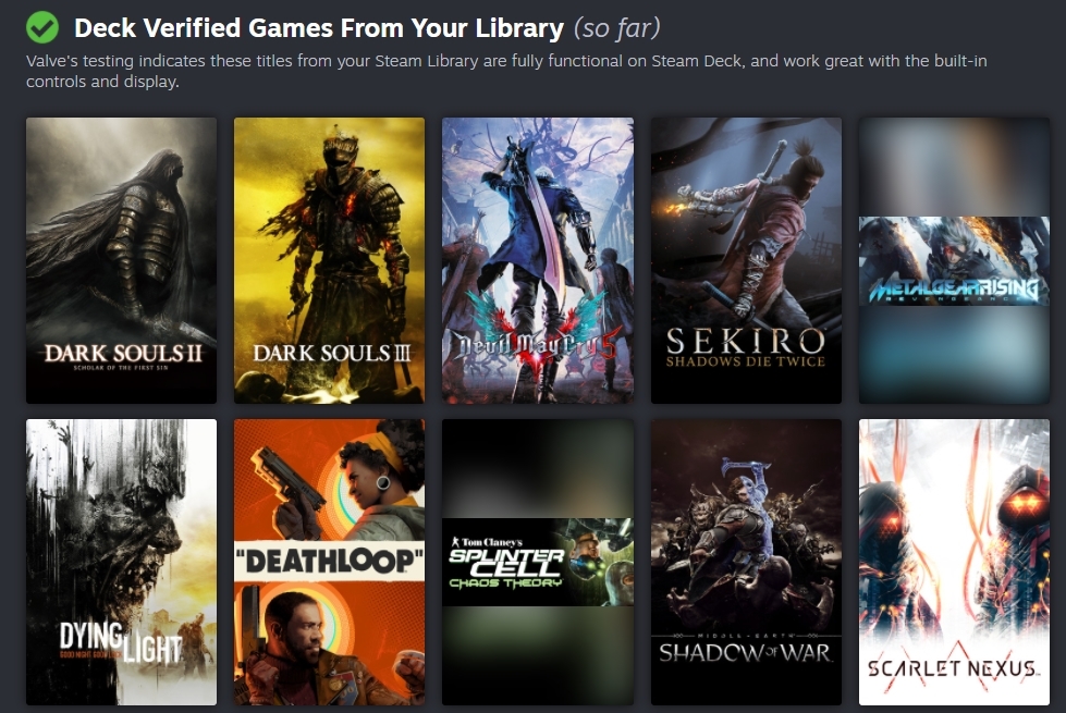 First List Of Steam Deck Verified Games Revealed