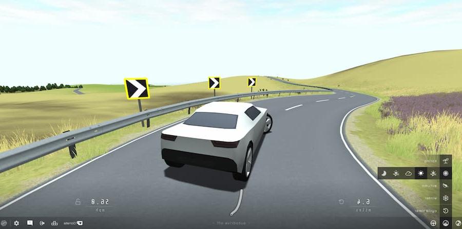 Slow Roads Is An Endless And Relaxing Driving Browser Game