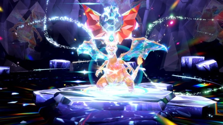 Pokémon Escarlata Y Violeta Charizard Terastalize Tera Raid