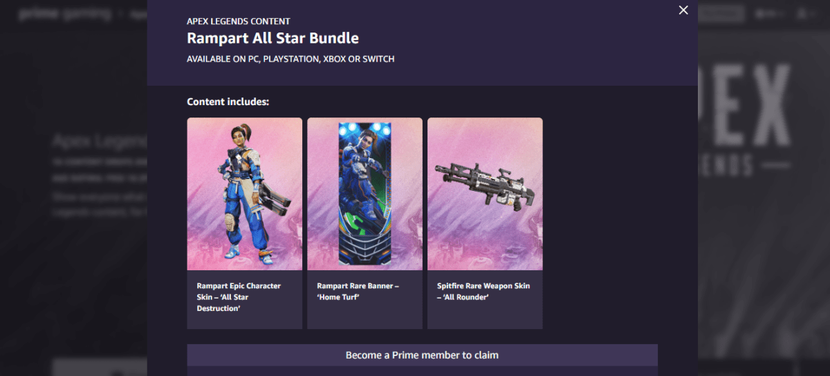Get ready to play ball with the new Prime Gaming All Star Bundle