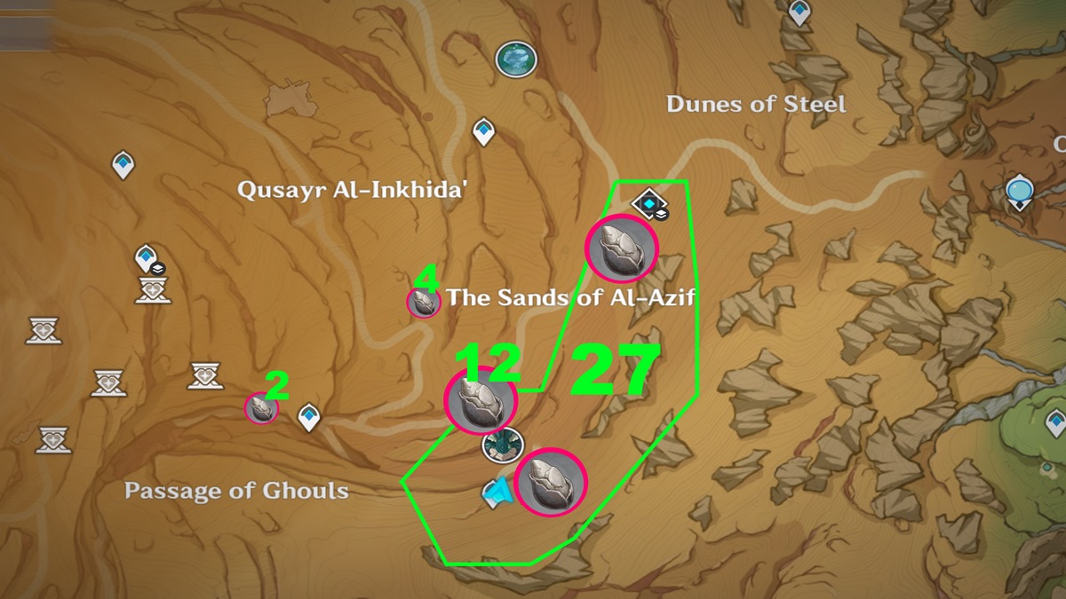 Genshin Impact: Sand Grease Pupa Farming Locations Guide