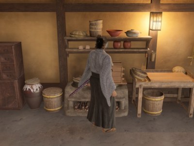 Like A Dragon Ishin Counter For Cooking At Villa