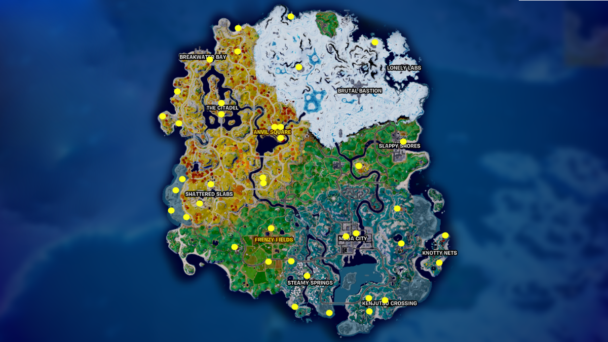 Fortnite Scout Regiment Footlocker ODM   Fortnite Scout Regiment Footlocker Locations Map Odm Gear Loot Event 