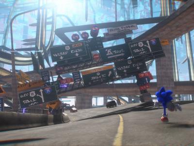 Sega Union Sonic Frontiers Cyberspace City