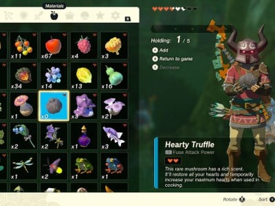 How To Get Hearty Truffles In Zelda Tears Of The Kingdom