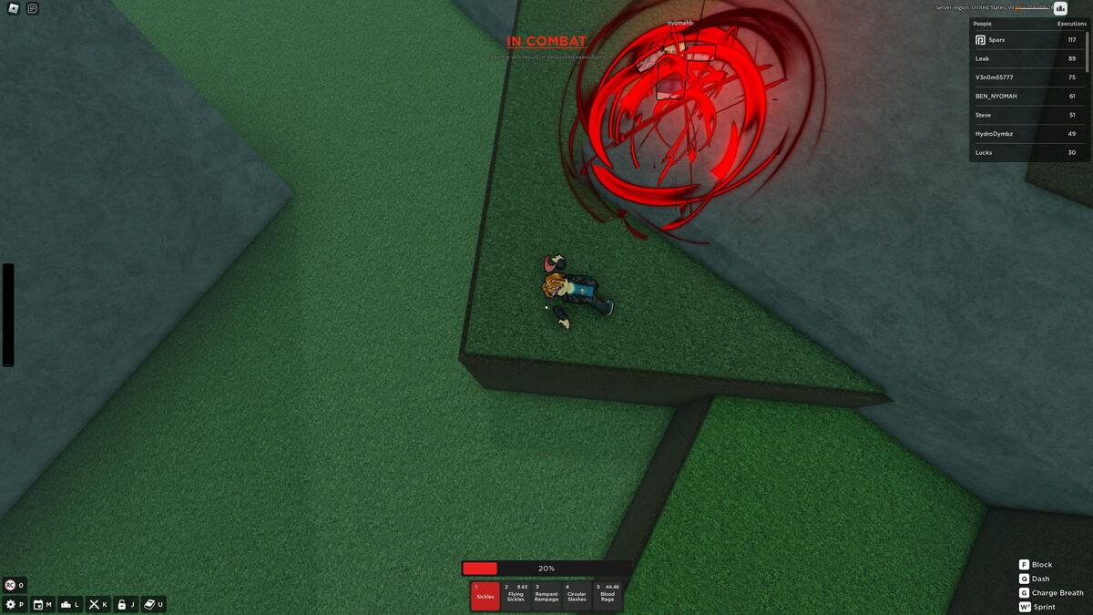 Best String Combo One shot with all fighting style, Roblox