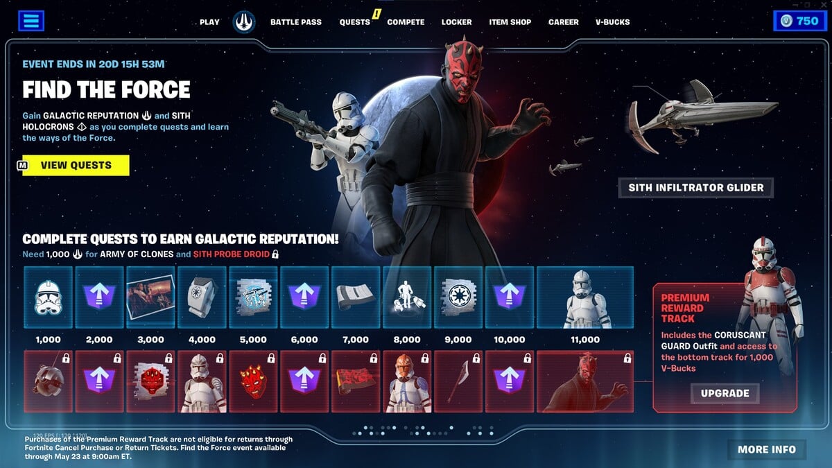 How To Get Darth Maul, Anakin And Padme Skins In Fortnite