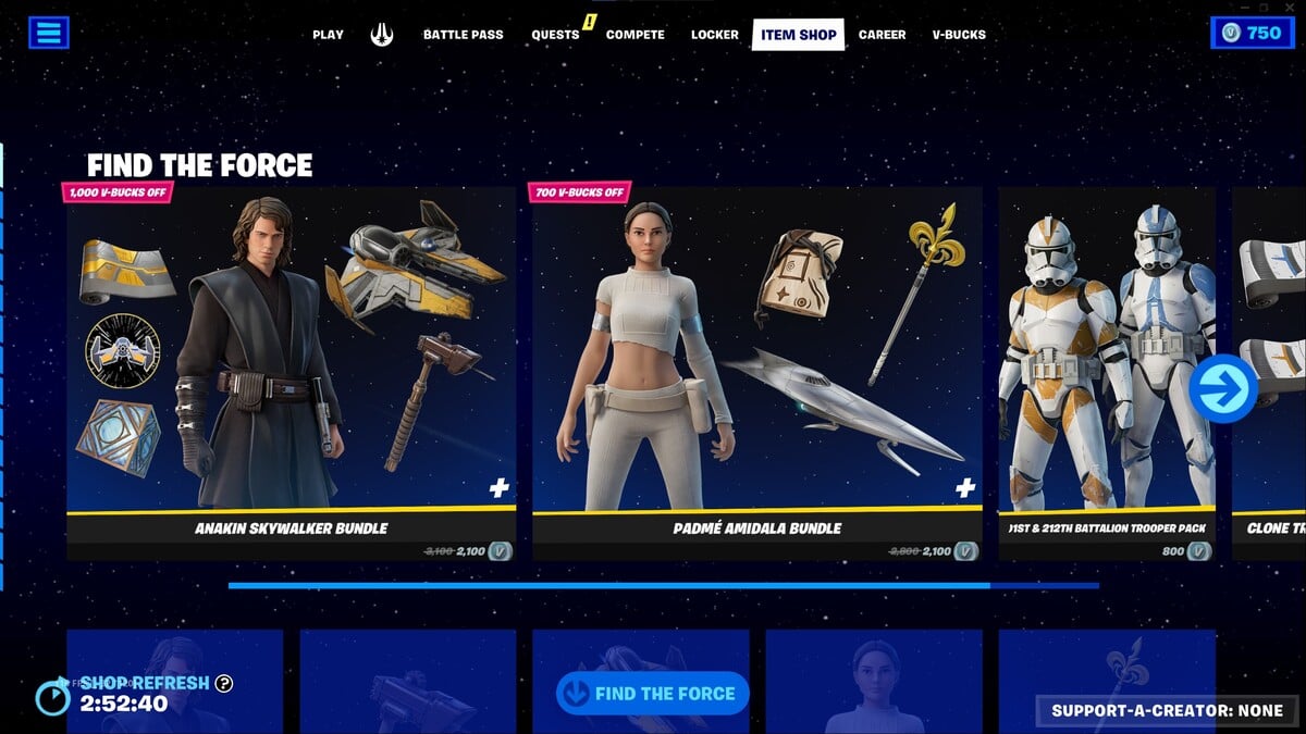 How To Get Darth Maul, Anakin And Padme Skins In Fortnite