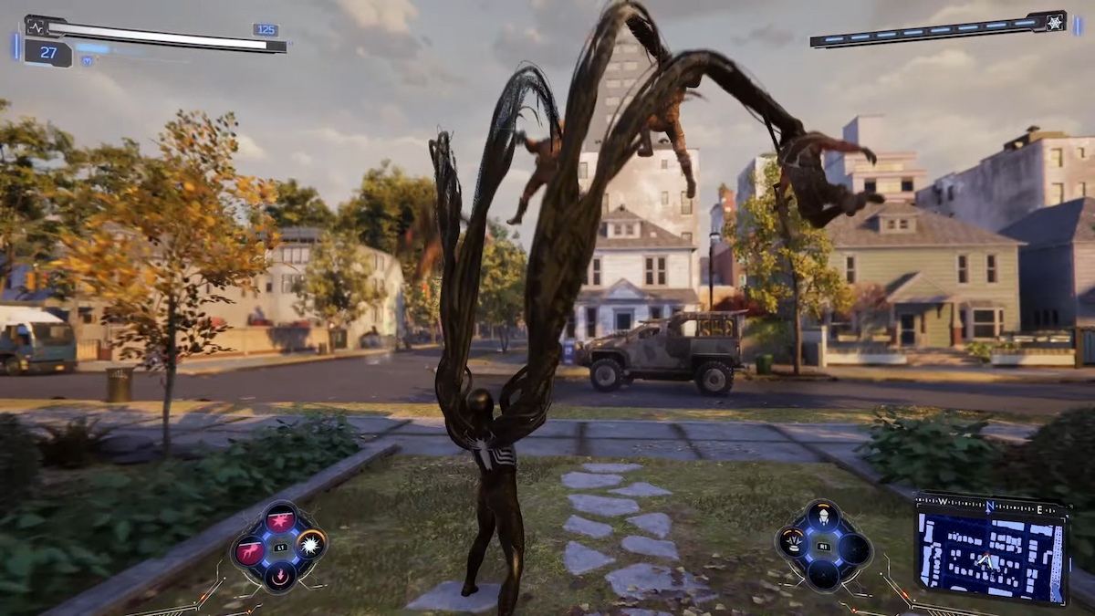 Hunter Villain And Symbiote Suit Revealed In Spider Man 2 Gameplay Trailer Combat