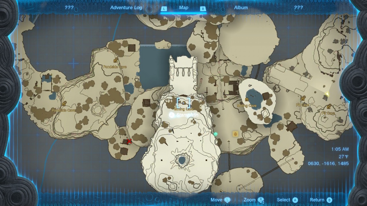 Mining Cave Map