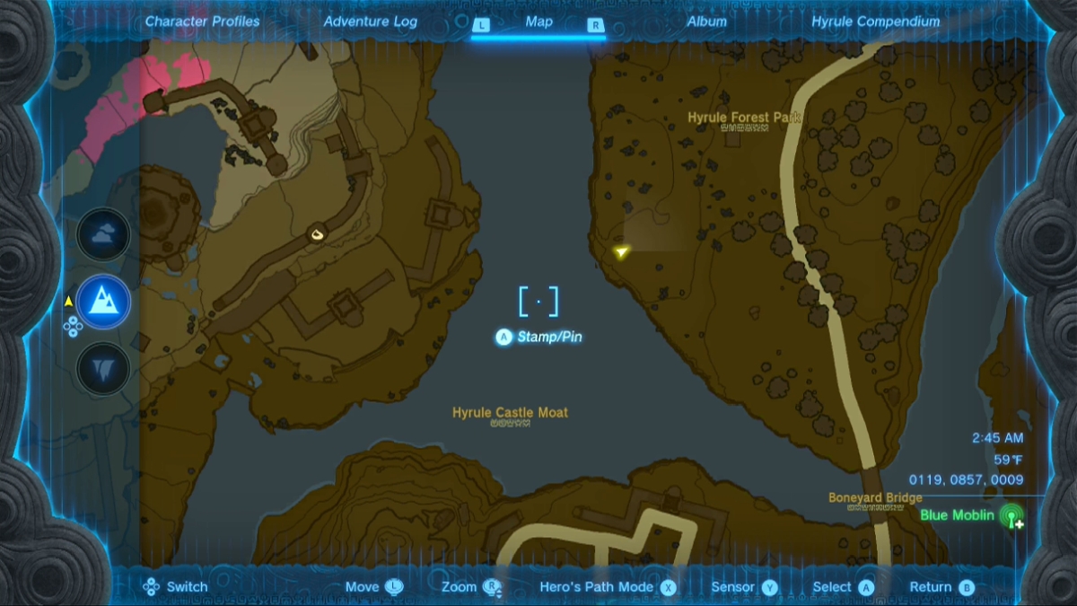 TotK, Depths (Underground) Map - All Lightroot Locations