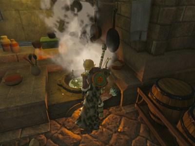 Totk Fireproof Elixir Potion Creation At Lookout Landing