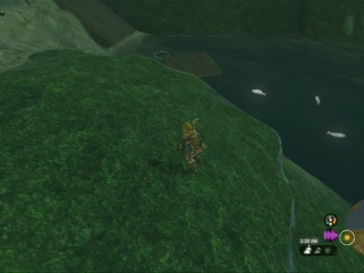 Totk Stealthfin Trout Swimming In Water South Of Great Hyrule Forest