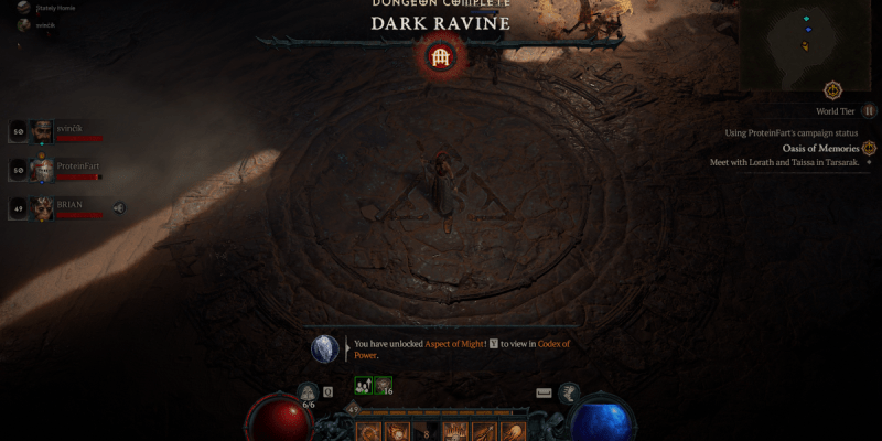 How to find the Dark Ravine dungeon in Diablo 4